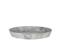 Saucer Claire grey D26 H4
