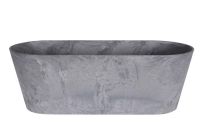 Balcony planter Claire grey D55x16 H17