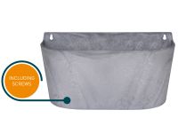 Wallhanger Claire grey D38x17 H20
