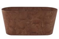 Balcony planter Claire oak D38x16 H17