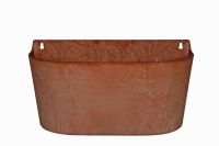 Wallhanger Claire rust D38x17 H20