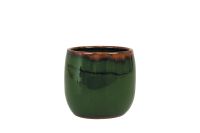 Pot Charlotte green D15 H13