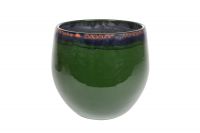 Pot Charlotte green D29 H26