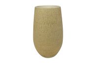Pot tall Ryan shiny sand D18 H30