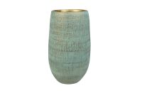 Pot tall Ryan shiny blue D18 H30