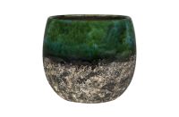 Pot Lindy green black D30 H25