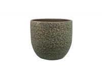 Pot Rinca shiny green D25 H23