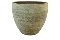 Pot Rinca shiny green D39 H36