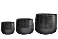 Pot set of 3 Jenna lead D46 H38