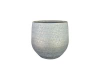 Pot Noor metalic grey D32 H30