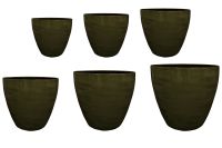 Pot set of 6 Alisa moss D49 H46