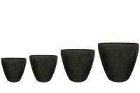 Pot set of 4 Alisa pine D39 H34