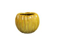 Pot Sanah rib mustard D17 H14