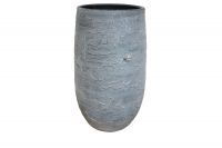 Pot tall Evi antique silver D18 H30