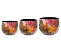 Pot set of 3 Sweet magnolia D21 H17