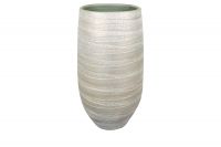Pot tall Joyce shiny olive D31 H68