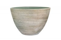 Planter Joyce shiny olive D33x16 H25