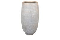 Pot tall Renzo shiny grey D31 H68