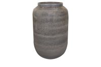 Pot tall Rocky metallic D28 H50