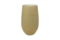 Pot tall Ryan shiny sand D27 H50