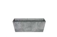 Balcony planter Ella grey D37x17 H17