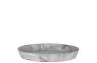 Saucer Claire grey D22 H3