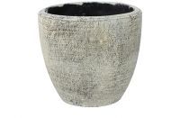 Pot Anne white earth D20 H19