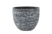 Pot Karlijn anthracite D28 H25