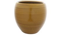 Pot Cresta ocher yellow D37 H32