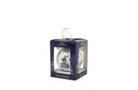 Giftbox ball Molen Holland blue gold D15 H20