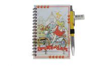 Notebook + pen Cycle City colour D12x1 H15