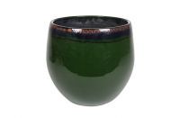 Pot Charlotte green D30 H26