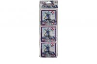 Coaster set of 6 Molen blue D34x12 H1