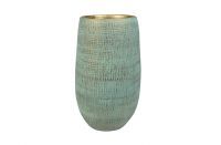 Pot tall Ryan shiny blue D18 H30