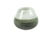 Vase Jazz marble green D19 H16