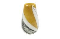 Vase Jazz marble ochre D14 H23