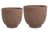 Pot set of 2 Kevin choco D55 H50