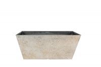 Balcony planter Nimar concrete gold D36x16 H16 