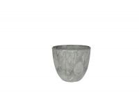 Pot Bola grey D17 H15