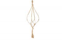 Flowerpot hanger Macrame jute D6 H160