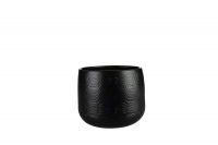 Pot Sytse matt black D19 H15