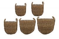 Pot set of 5 Ray camel D40 H35