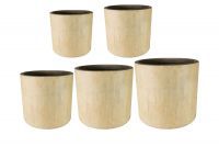 Pot set of 5 Giedo camel D56 H50