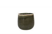 Pot Iris moss grey D14 H12
