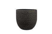 Pot Rinca shiny black D25 H23