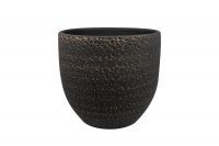 Pot Rinca shiny black D29 H26