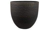 Pot Rinca shiny black D39 H36