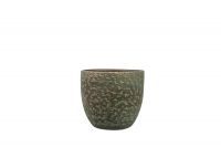 Pot Rinca shiny green D17 H15