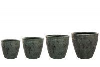Pot set of 4 Caisa ocean D39 H34