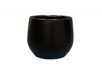 Pot Isabel black D18 H16